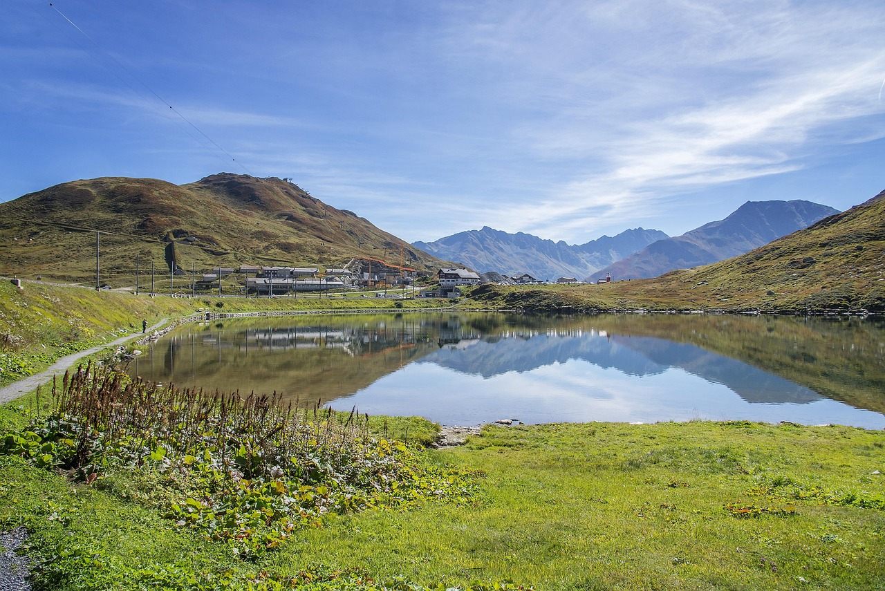 O Passo do Oberalp, ponto mais alto da rota do Glacier Express, a 2.033 metros