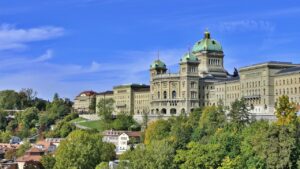 Palácio Federal (Bundeshaus), sede do governo suíço em Berna