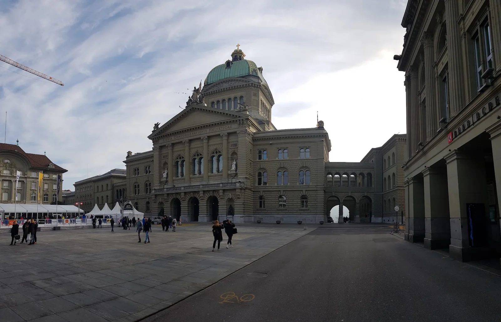 O Palácio Federal, em Berna